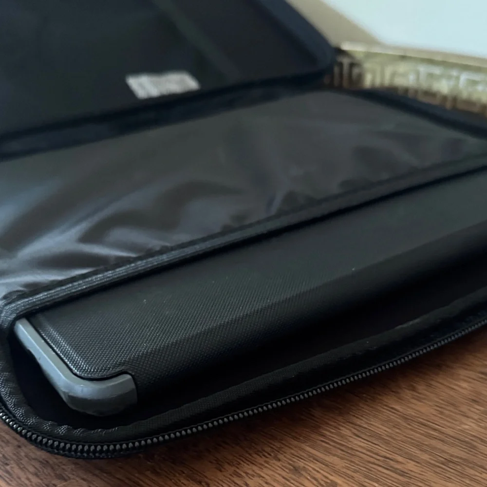 Kangol Black Zip Pouch iPad case holder